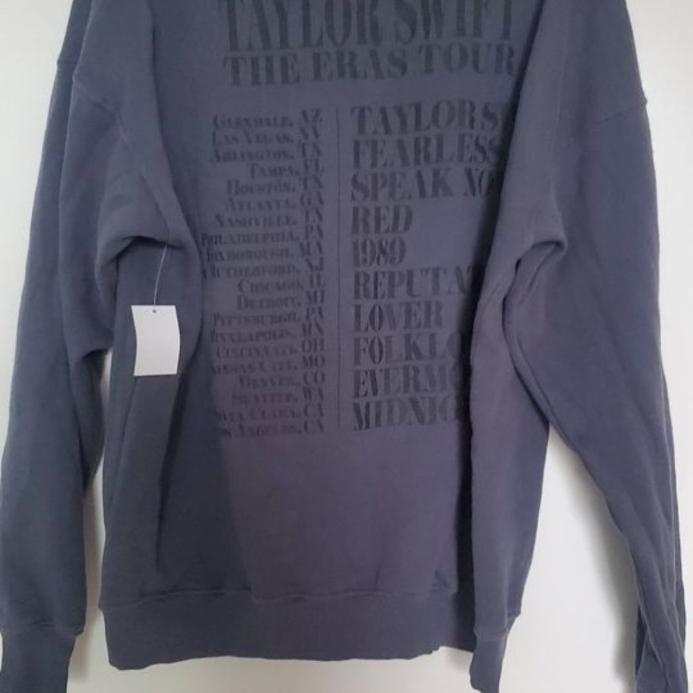 NEW Taylor Swift Eras Tour Official Mineral Wash Crewneck Sweatshirt Unisex S XS